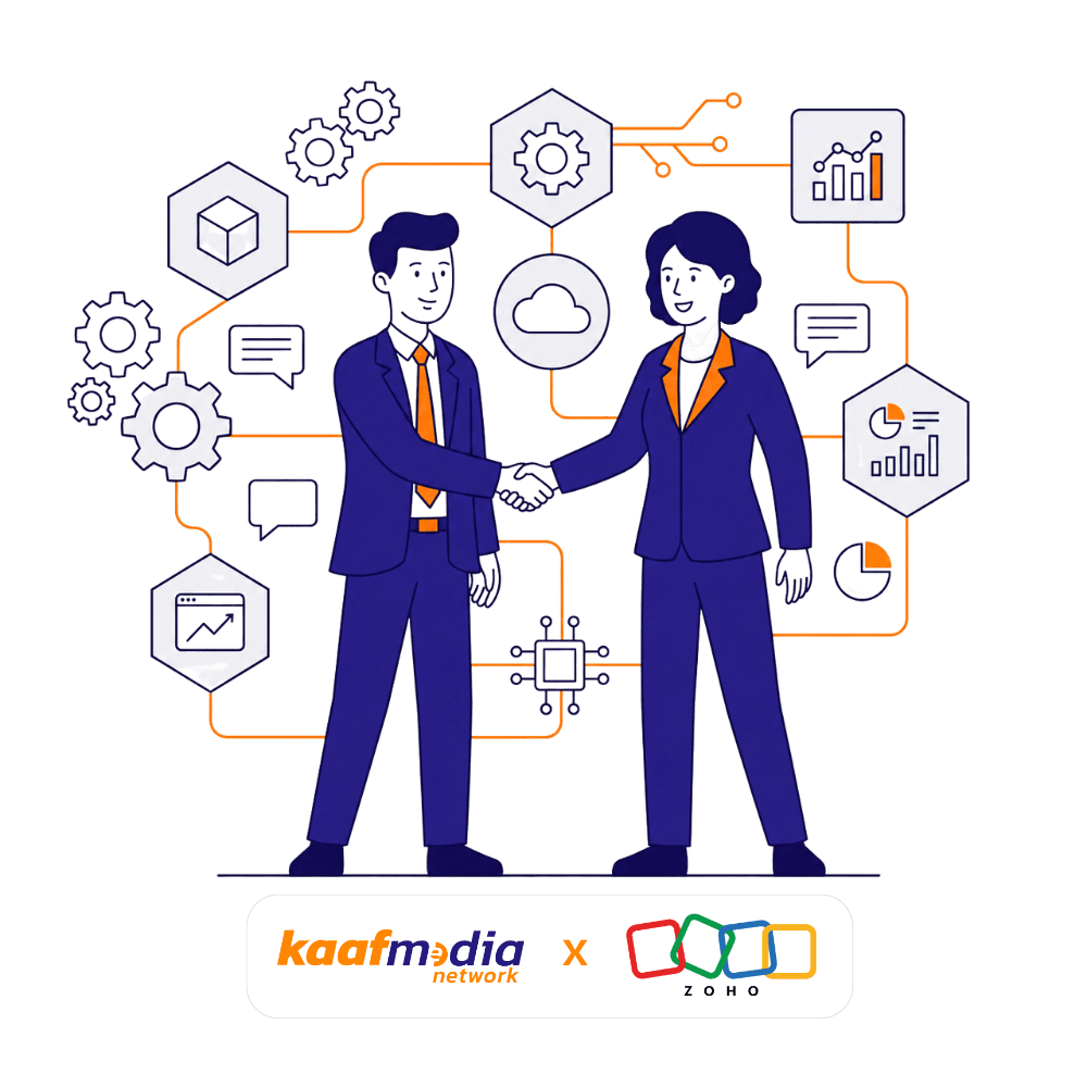 Kaaf Media network giving the best zoho services in the united states and uae covering all zoho services in one platform